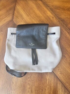 Kate Spade leather backpack purse